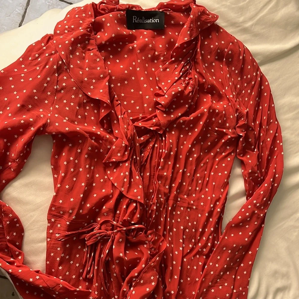 Realisation Par Alexandra Wrap Dress L - Picture 7 of 9